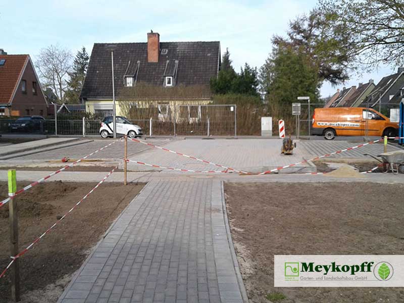 Meykopff Garten- und Landschaftsbau Huntenhorster Weg Parkplatz Bau