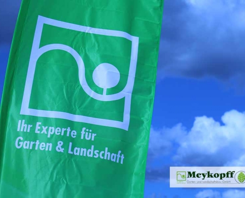 Meykopff Luebeck Garten Landschaftsbau Flughafen - Banner mit Logo