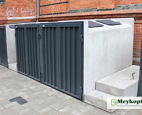 Meykopff GaLaBau Lübeck - neue Müllboxen