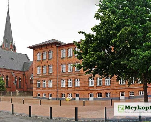 Meykopff GaLaBau Lübeck - gepflasterter Innenhof