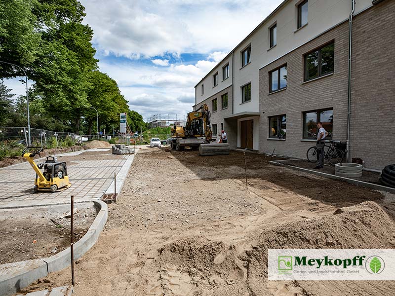 Meykopff GaLaBau | Pflasterverlegung Quittenweg Lübeck