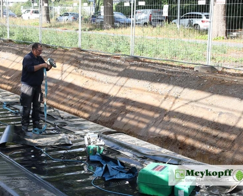 Meykopff GaLaBau | Wasserversickerung mit Rigole Neubaugebiet Rothebek Lübeck
