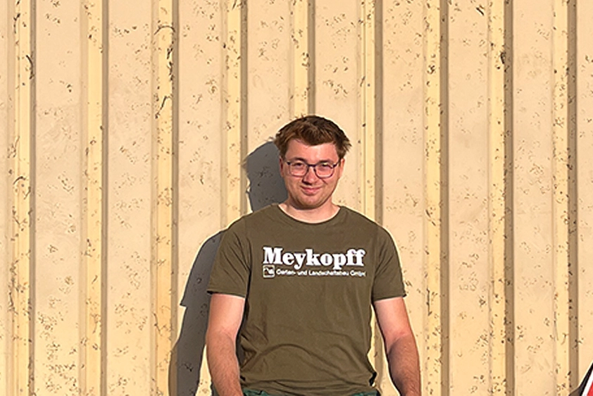 Ben Urban bei Meykopff GaLaBau Lübeck Ben Urban bei Meykopff GaLaBau Lübeck