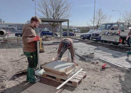 Meykopff GaLaBau Lübeck Baustelle Benthack