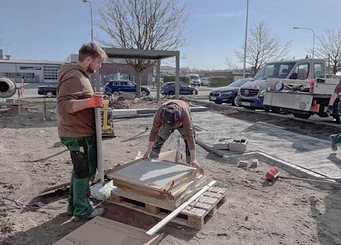 Meykopff GaLaBau Lübeck Baustelle Benthack