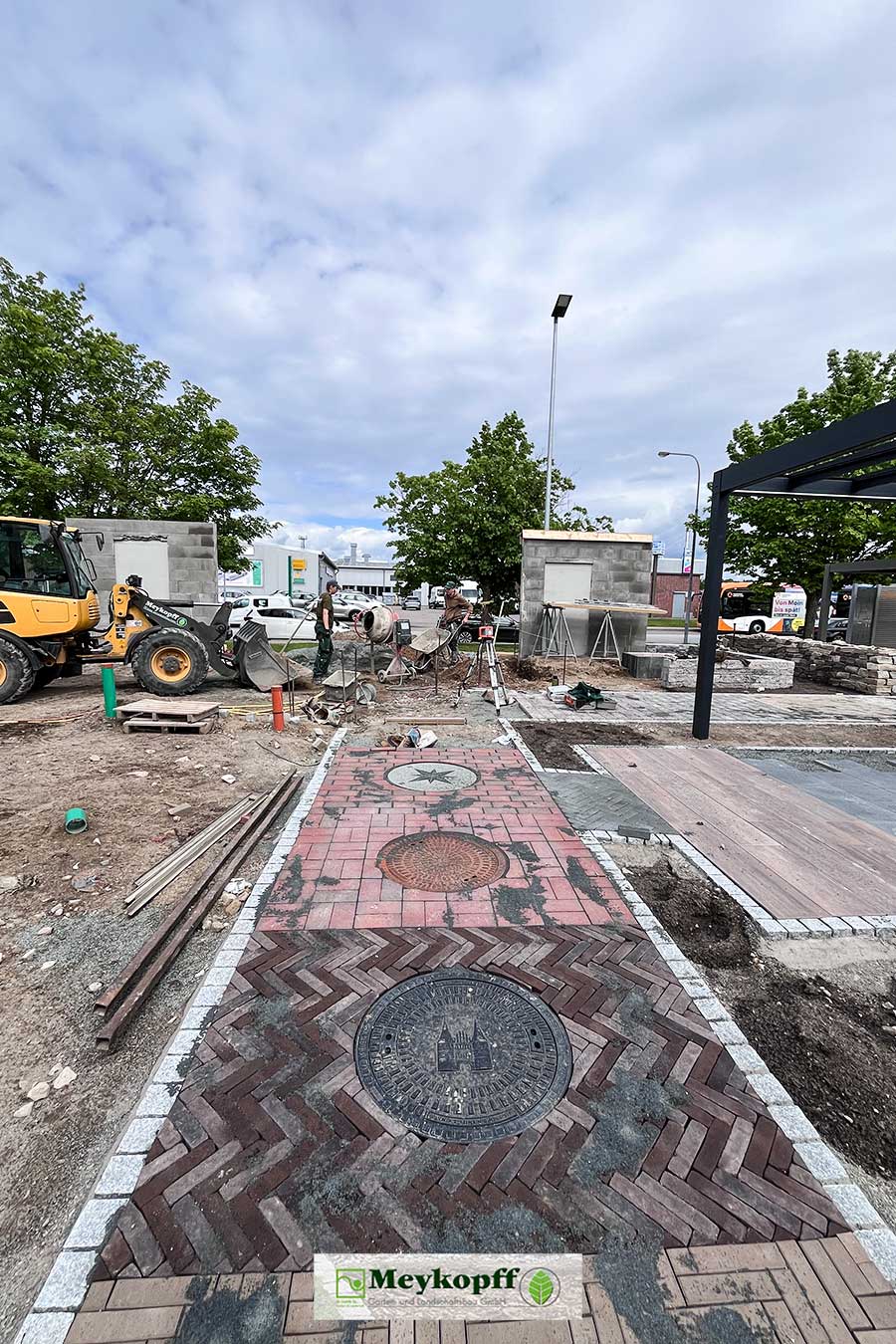 Meykopff GaLaBau Baustelle Benthack Betonpflaster | Meykopff Meykopff GaLaBau Baustelle Benthack Betonpflaster